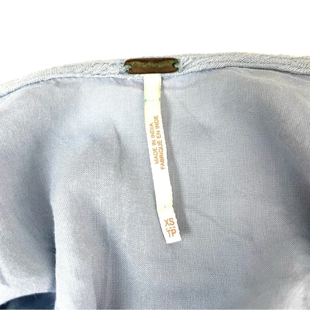 Free‎ People Runaway Crochet Lace Banded Wrap Top